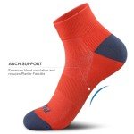 PAPLUS Women's Ankle Compression Running Socks - 6 Pairs