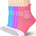 Compression Ankle Support Socks for Women, 3 Pairs