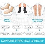 Compression Ankle Support Socks for Women, 3 Pairs
