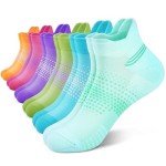 PAPLUS Women's Ankle Compression Running Socks - 6 Pairs