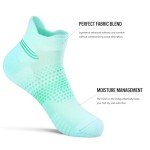 PAPLUS Women's Ankle Compression Running Socks - 6 Pairs