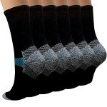 Copper Compression Arch Support Ankle Socks - 6 Pairs