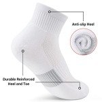 Women's Thick Cushioned Crew Socks - 5 Pairs