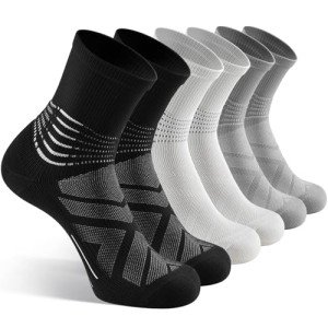 Coolmax Compression Ankle Support Socks - 3 Pairs