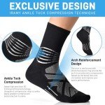Coolmax Compression Ankle Support Socks - 3 Pairs