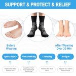 Coolmax Compression Ankle Support Socks - 3 Pairs