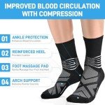 Coolmax Compression Ankle Support Socks - 3 Pairs