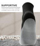 BULLIANT Men's Compression Athletic Crew Socks (6 Pairs)