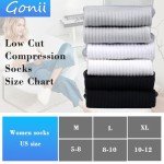 6 Pairs Women's Low-Cut Cushioned Ankle Socks