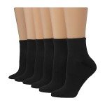 Hanes Women's 6-Pack Comfort Fit Ankle Socks