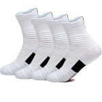 Yoknatt Youth Athletic Ankle Socks - 4 Pack