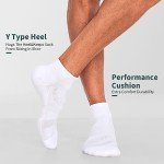 Thick Cushion Athletic Ankle Socks 6 Pack