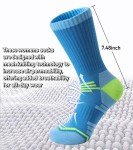 FNOVCO Women's Compression Athletic Crew Socks - 5 Pairs