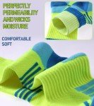 FNOVCO Women's Compression Athletic Crew Socks - 5 Pairs
