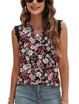 Blingfit Women's Summer Lace V Neck Tank Top