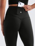 High Waist Flared Yoga Pants with Pocket