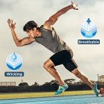 RDX Men's Ultra-Tight Compression Shorts for Workouts