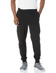 Men's Black Fleece Jogger Sweatpants - X-Large