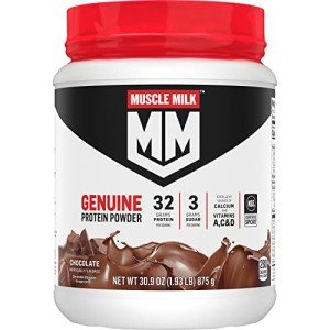 Chocolate Muscle Milk Protein Powder - 32g Protein