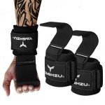 Padded Weight Lifting Hooks and Wrist Straps