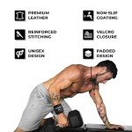 Padded Weight Lifting Hooks and Wrist Straps
