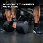 Padded Weight Lifting Hooks and Wrist Straps