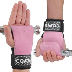 COFIT Weightlifting Wrist Straps with Enhanced Grip