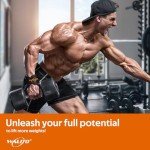 WALITO Double Layer Leather Weightlifting Wrist Straps