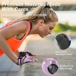 LIFECT Freedom Fingerless Weight Lifting Gloves - Purple