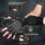 Ventilated Weight Lifting Gloves with Wrist Support