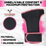 Ventilated Gym Gloves with Wrist Support for Workouts