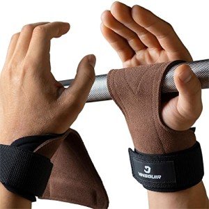 Padded Weight Lifting Straps with Wrist Support
