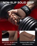 Padded Weight Lifting Straps with Wrist Support