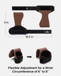 Padded Weight Lifting Straps with Wrist Support