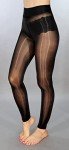 Black Footless Tights for Men and Women