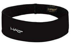 Halo II Black Headband Sweatband for Workouts