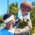 Moisture-Wicking Cotton Sweatbands for Active Sports