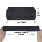 Acozycoo 5-Pack Men's Sports Headbands - Black