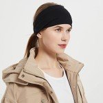Acozycoo 5-Pack Men's Sports Headbands - Black