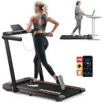 Acezoe 2-in-1 Foldable Treadmill with Touch Screen