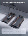 Acezoe 2-in-1 Foldable Treadmill with Touch Screen