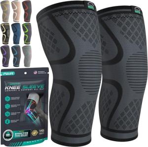 Modvel Compression Knee Brace for Pain Relief - 2-Pack