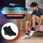 PhysFlex Compression Socks for Foot and Ankle Relief
