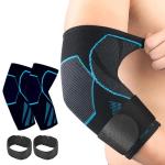CYCLXY Elbow Compression Sleeves for Pain Relief