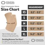 Elbow Compression Sleeve Pair for Pain Relief