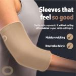 Elbow Compression Sleeve Pair for Pain Relief