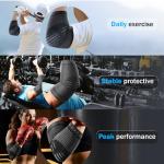 POWERLIX Compression Elbow Sleeve - Pain Relief Pair