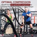 Rymora Calf Compression Sleeves for Running - Black