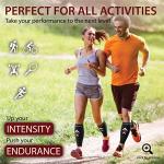 Rymora Calf Compression Sleeves for Running - Black