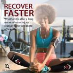 Rymora Calf Compression Sleeves for Running - Black